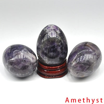 Egg Shaped Stones Natural Gemstone Hand Polished