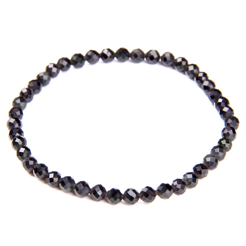 Handmade Gemstones Beads Bracelet Faceted Crystal