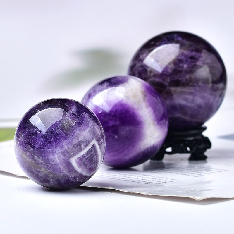 Crystal Dream Amethyst Ball Polished Globe