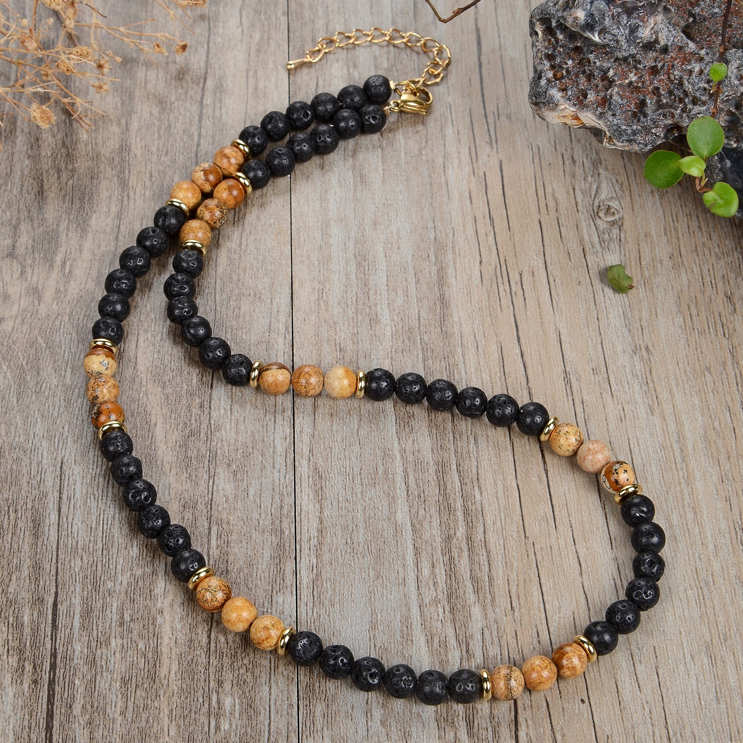 New natural tiger's eye stone black gallstone beads