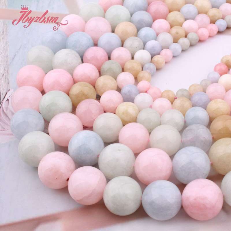 Round Beads Beryl Jades Smooth Loose