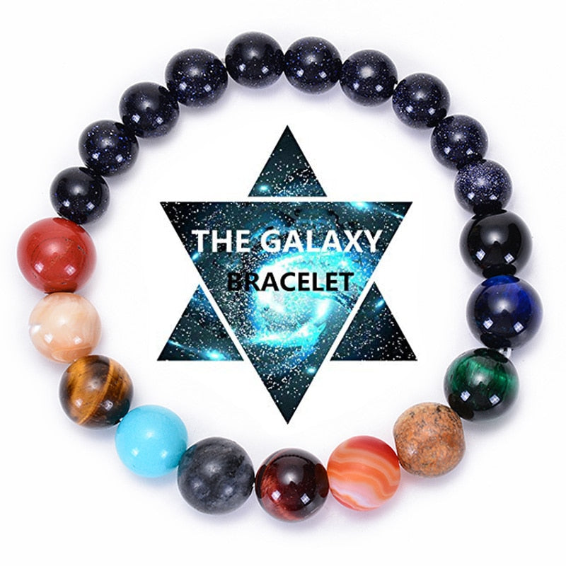 The Eight Planets Bracelets Natural Stone Beads