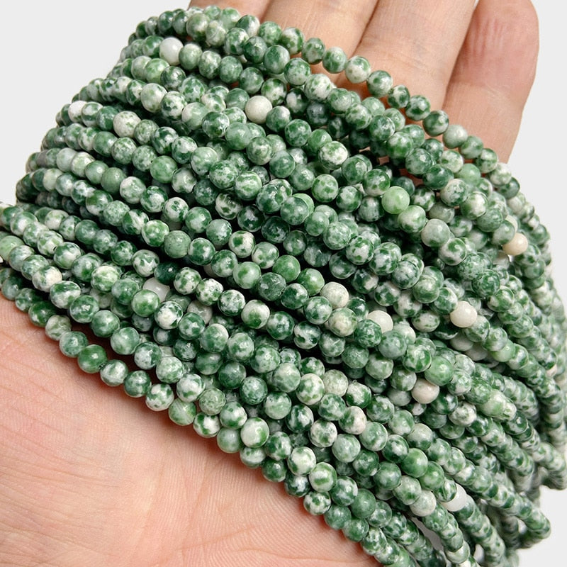 Natural Jades Agates Stone Beads Loose Isolation