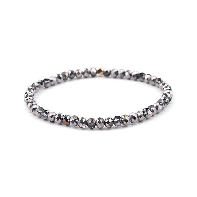 Natural Crystal Bracelets Delicate Beaded
