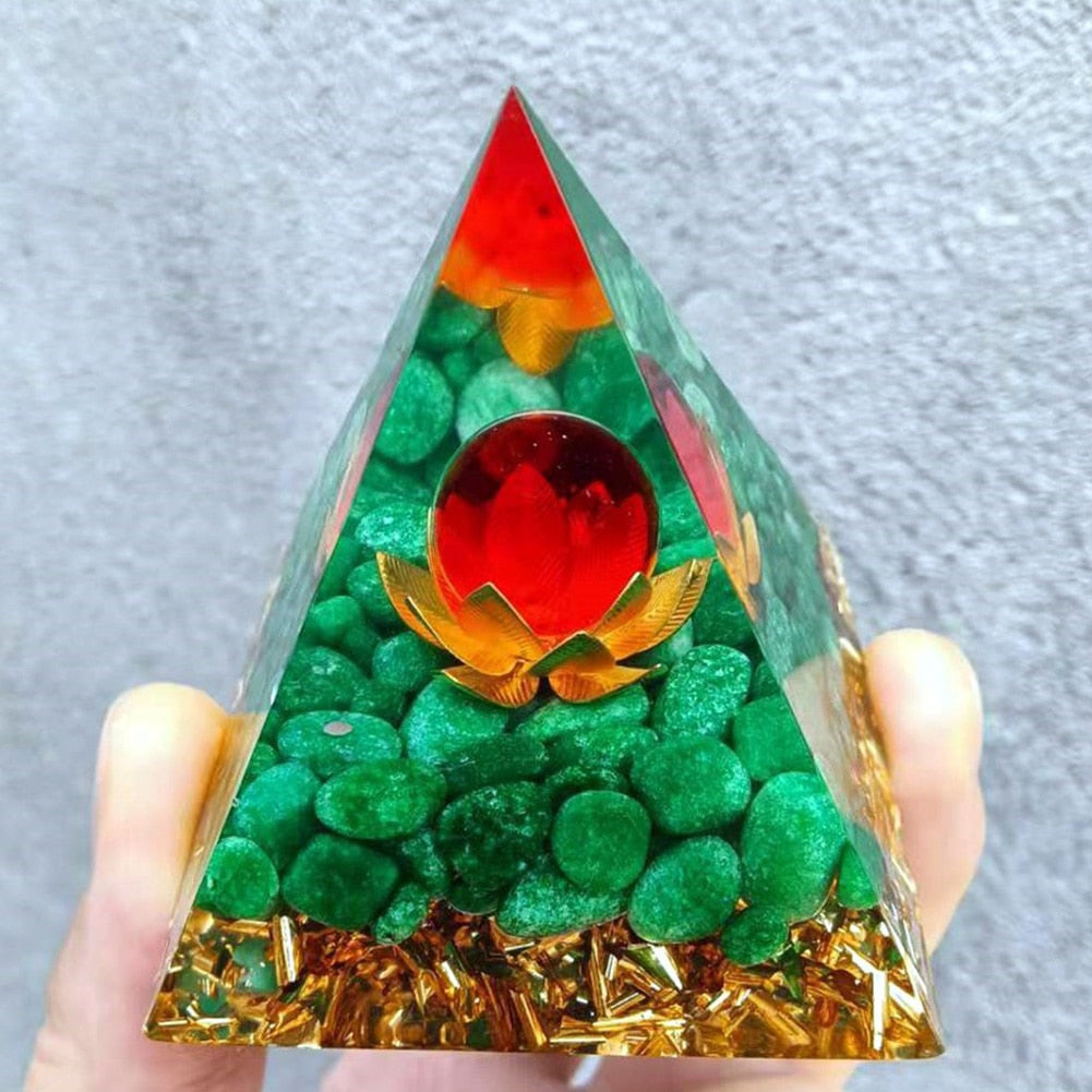 Orgonite Pyramid Crystals Natural Stone Orgone