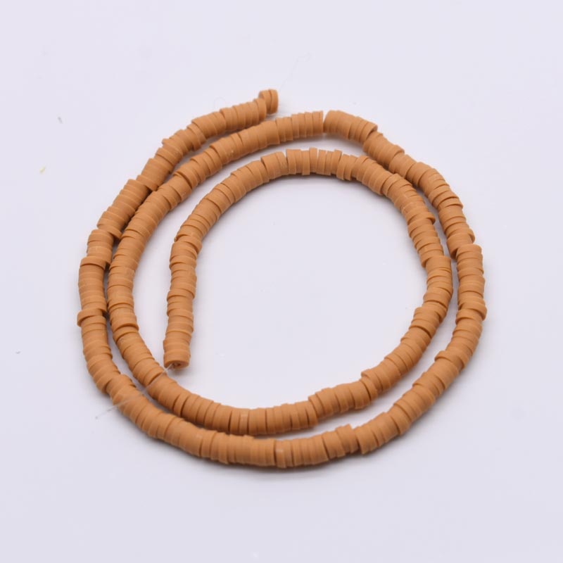Flat Round Handmade Round Polymer Clay Chip