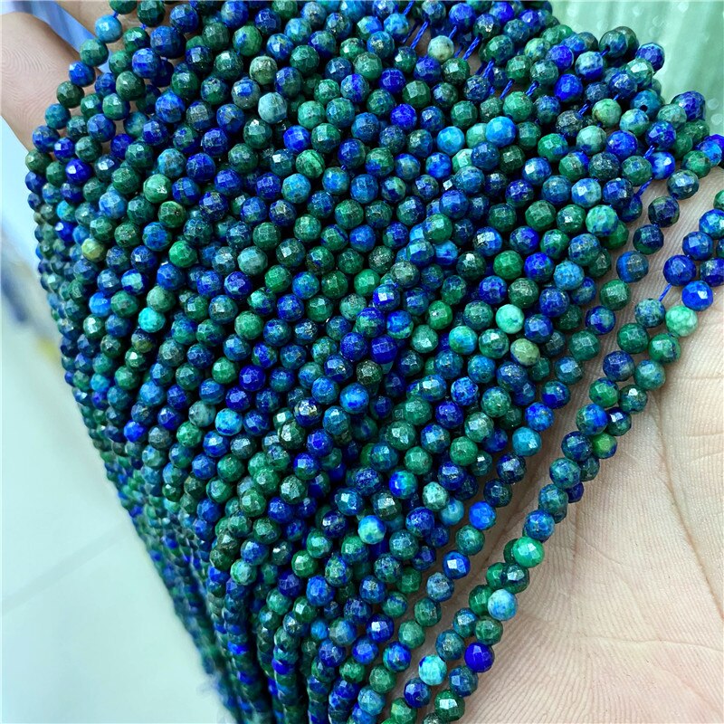 Natural Stone Beads Blue Quartzs Crystal Turquois
