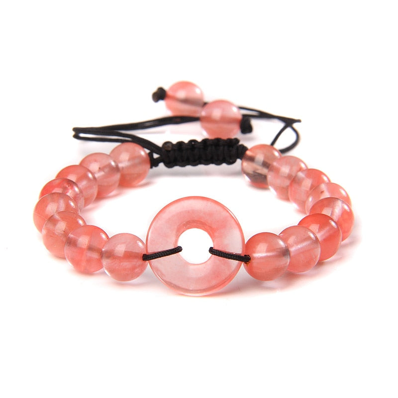 Lucky Jad Bracelets Men Natural Moss Bracelet