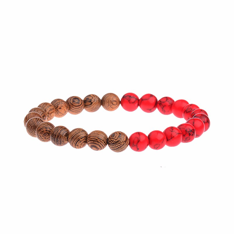 Wood Beads Bracelets Men Ethic Meditation