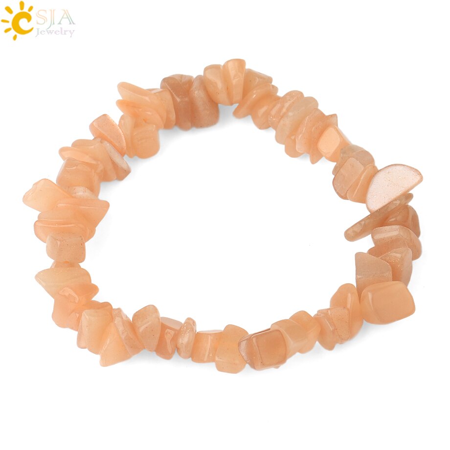 Irregular Chips Natural Stone Bracelet Asymmetry