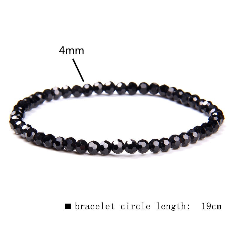 Minimalist Healing Tiny crystal stone Beads Bracelets