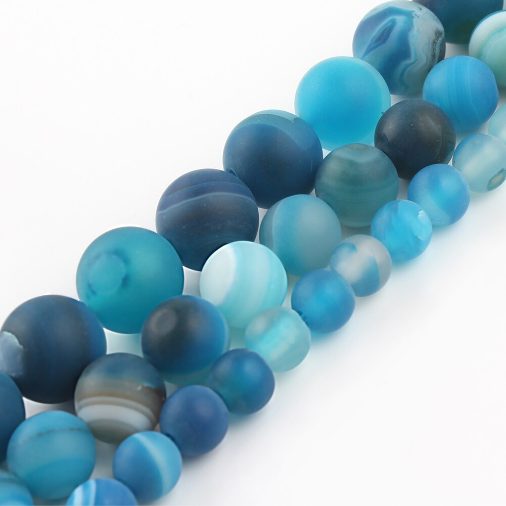 Blue Style Natural Stone Turquoises Agates Jades Lapis