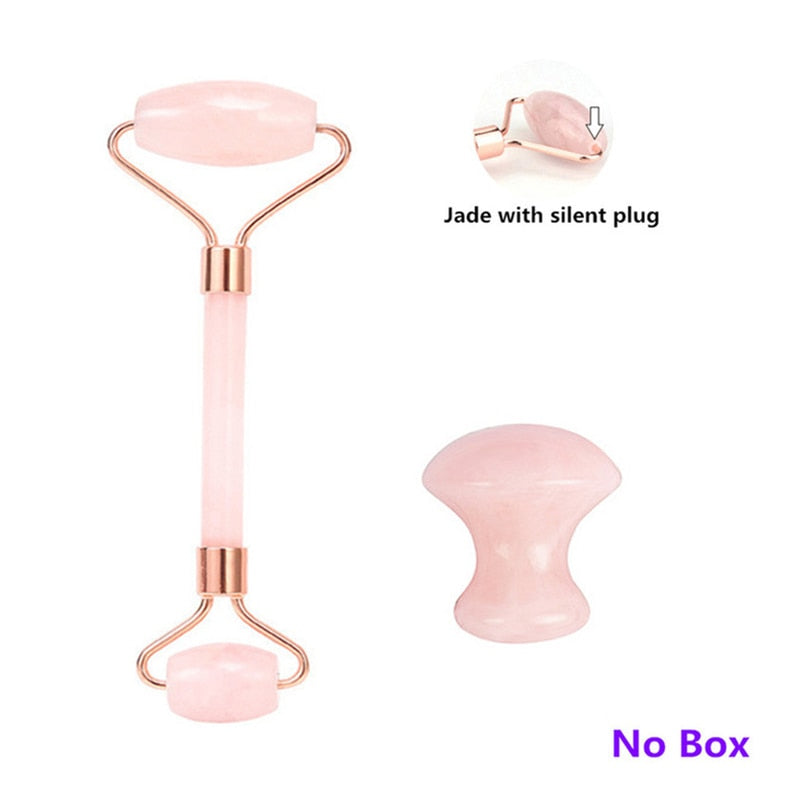 Roller Face-lifting Massager Natural Jade Facial