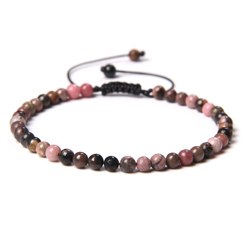 Vintage Natural Stone Bracelet Men Chakras Beads