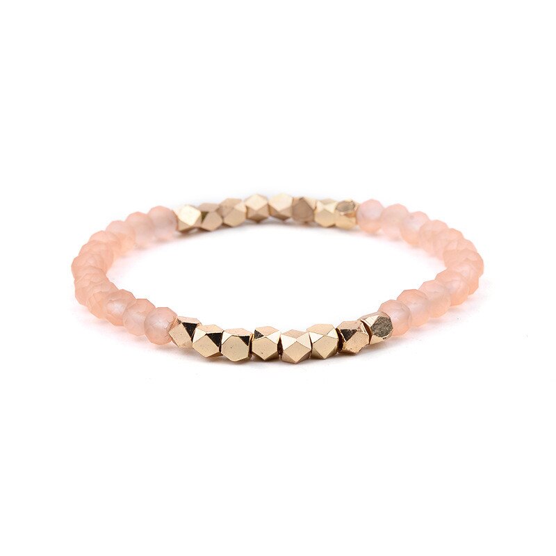 Natural Crystal Bracelets Delicate Beaded