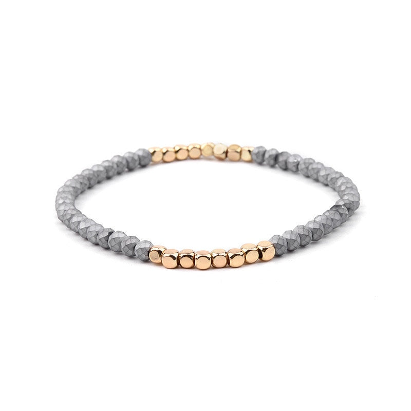 Natural Crystal Bracelets Delicate Beaded
