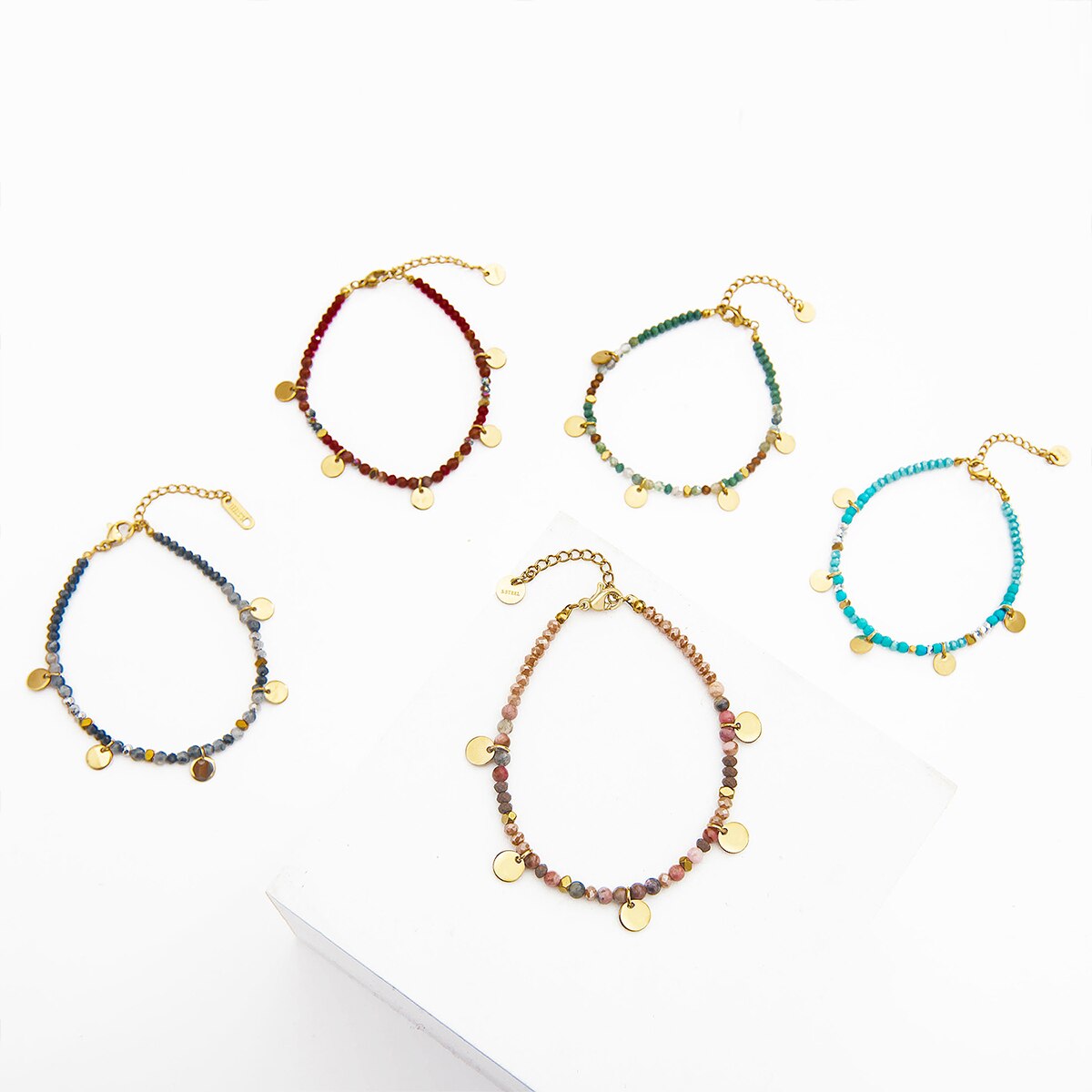 Beaded Bracelet Five Colors Round Bracelet
