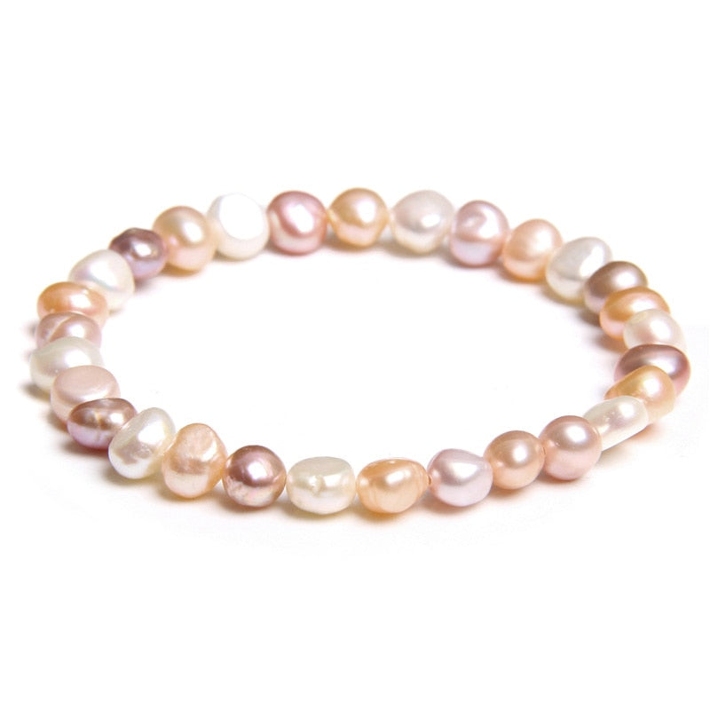 Natural Freshwater Pearl Bracelets For Charm Elegant