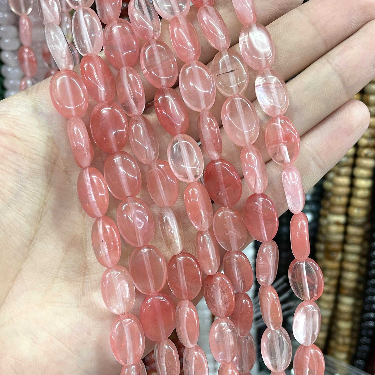 Agates Jades Crystal Loose Spacer Beads