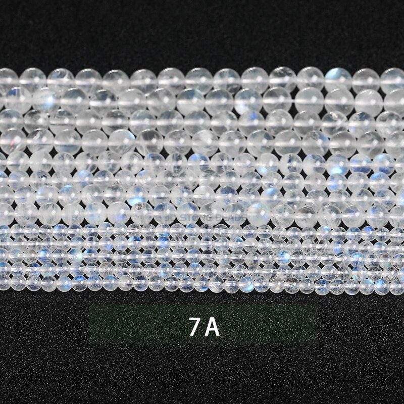 Natural Blue Moonstone Beads