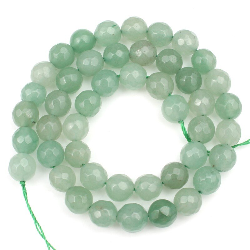 Natural Green Aventurine Jades Round Loose Stone