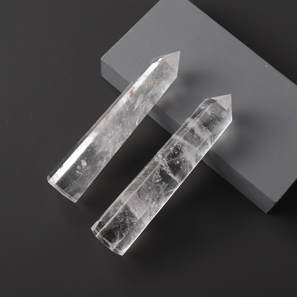 Big wand Natural Crystal Clear Quartz Transparency