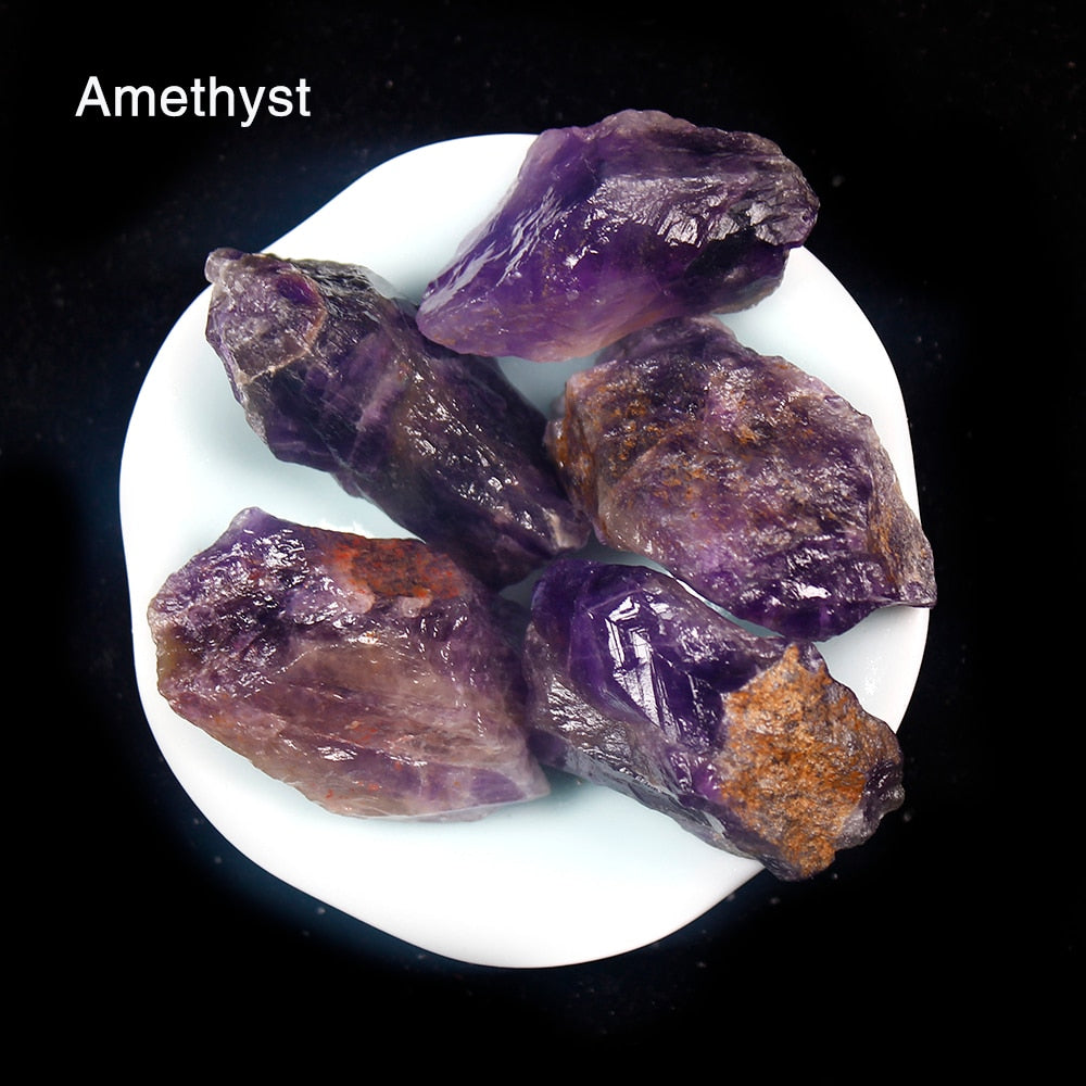Irregular Crystal Quartz Rock Healing Ore Ornament