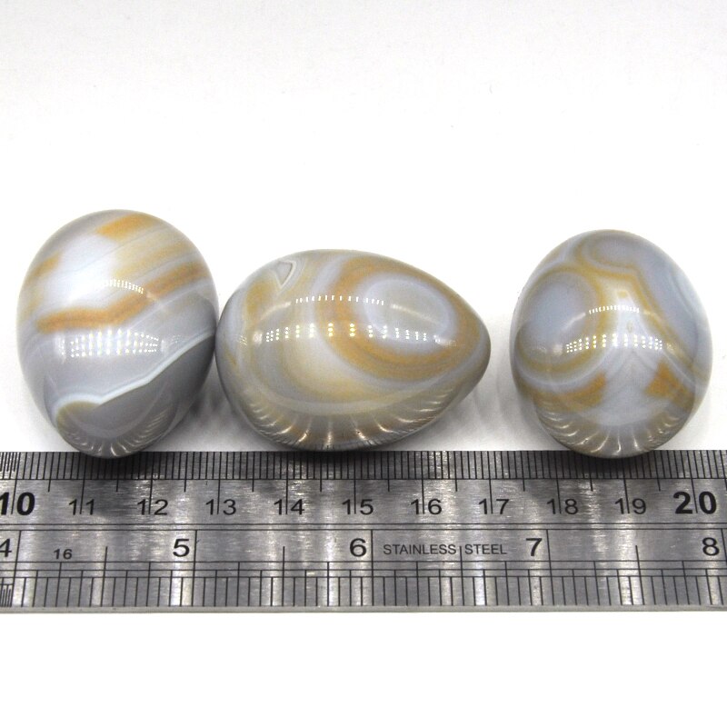 Egg Shaped Stones Natural Gemstone Hand Polished