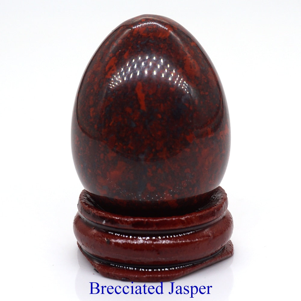 Egg Shaped Stone Natural Healing Crystal Kegel
