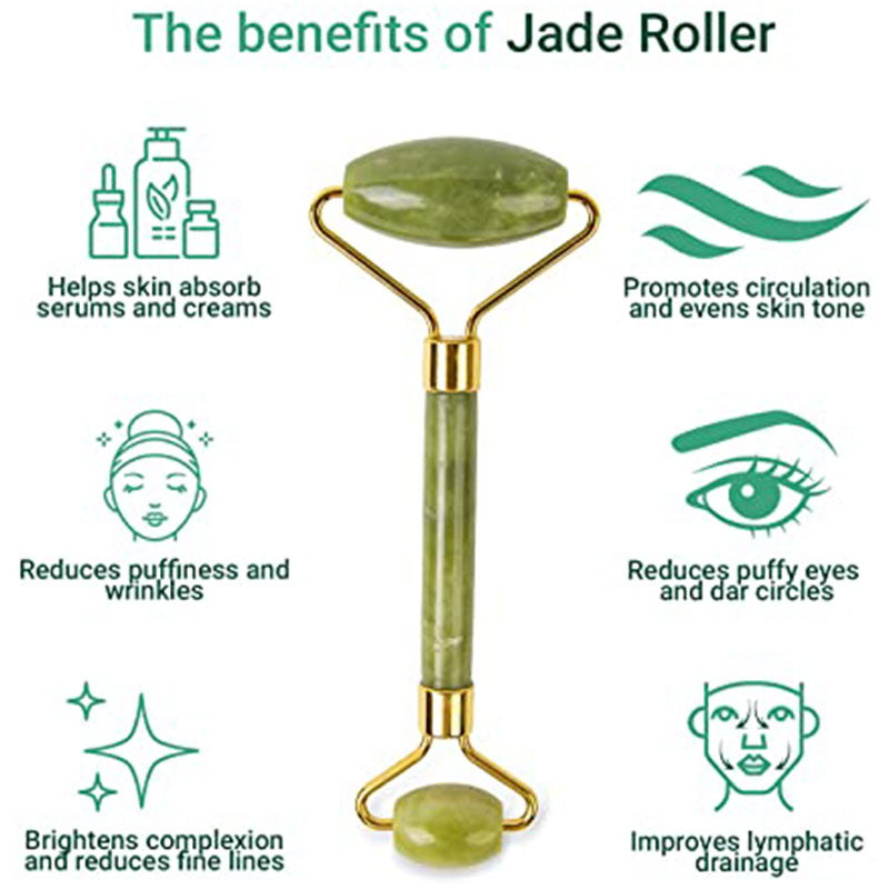 Jade Stone Facial Massage Roller For Face Women