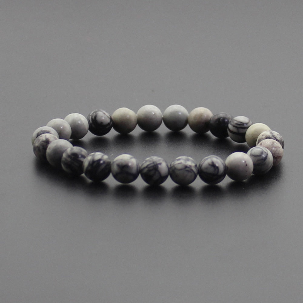 Natural Stone Quartz Bracelet Yoga Chakra Healing