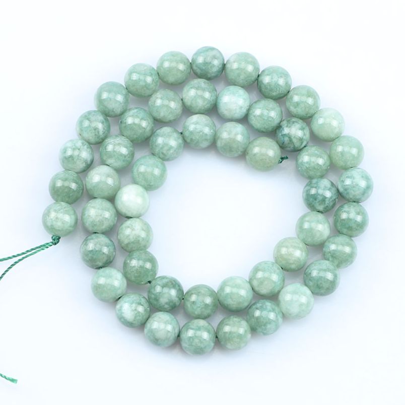 Natural Stone Beads Burmese Jades Round Beads