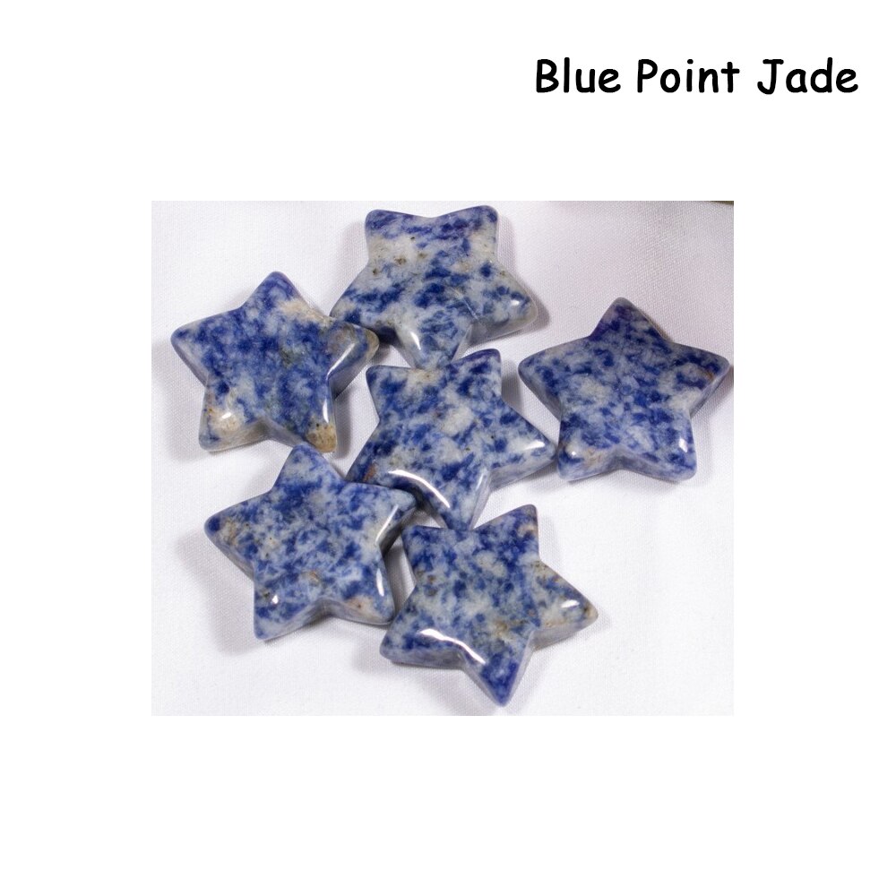 Pentagram Statue Rose Quartz Amethyst Healing Crystal