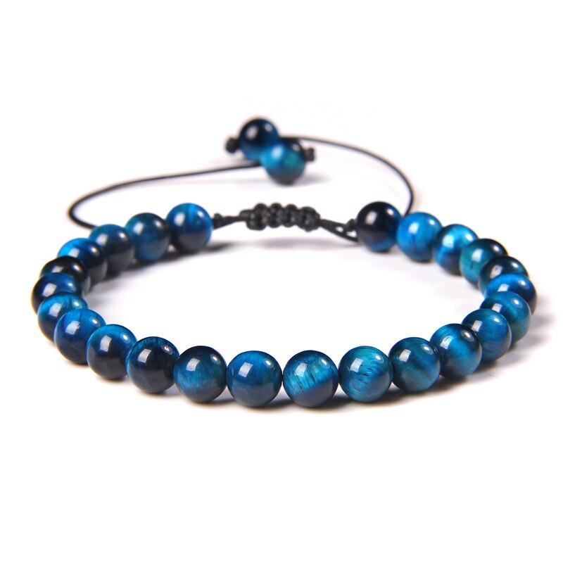 Natural Stone Amethysts 6MM Bead Bracelets