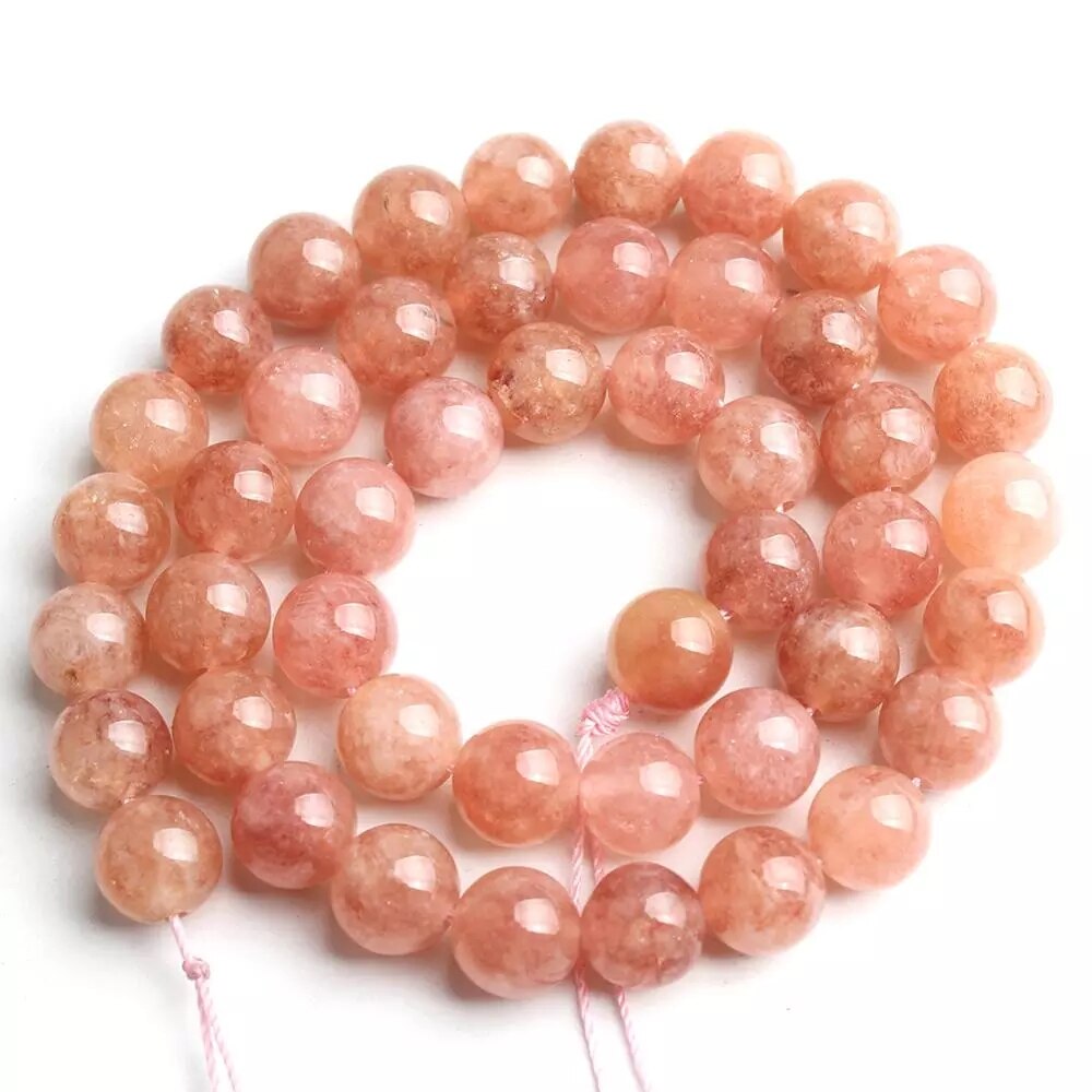 Natural Angelite Jades Stone Beads For Jewelry Making