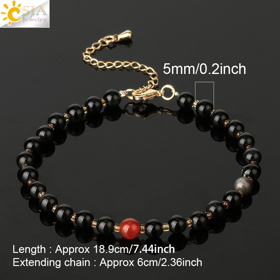 Irregular Natural Gem Stone Bracelet for Women Chip