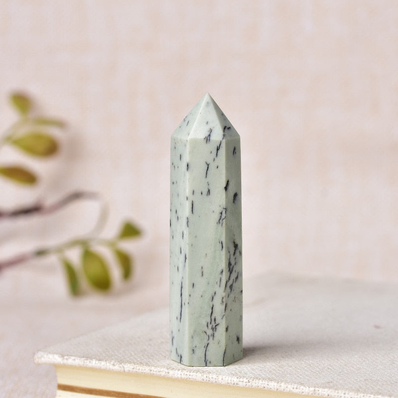 Natural stone Aquatic plants jade Crystal