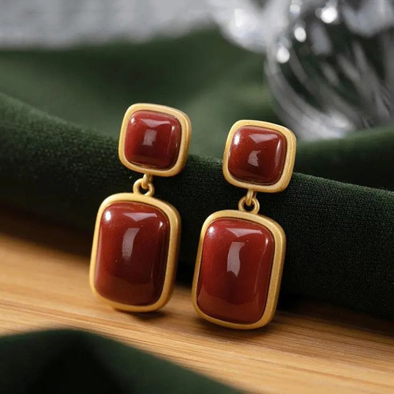 Classical Gentle Natural Hotan White Jade Inlaid Double Stone