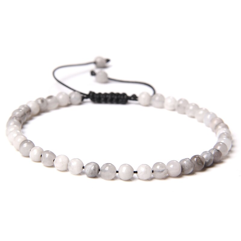 Vintage Natural Stone Bracelet Men Chakras Beads