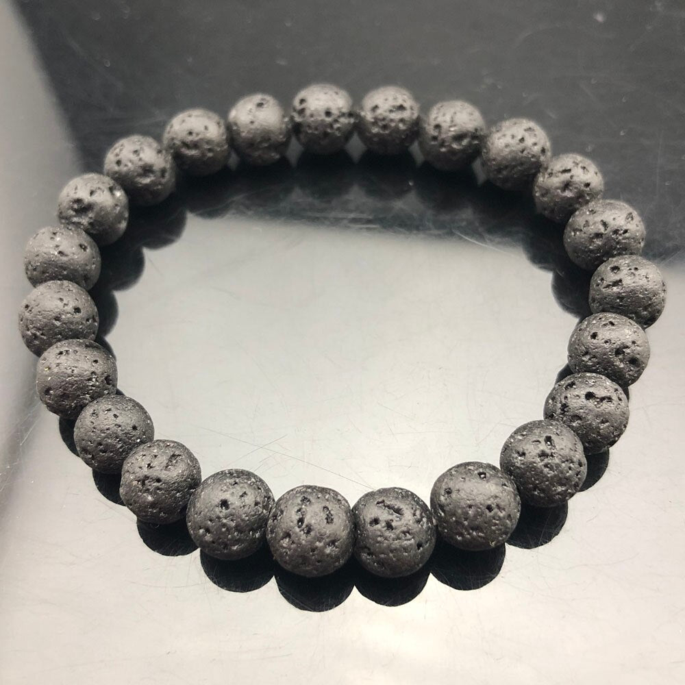 Chakra Quartz Crystal Agate Bracelet Men Natural Stone
