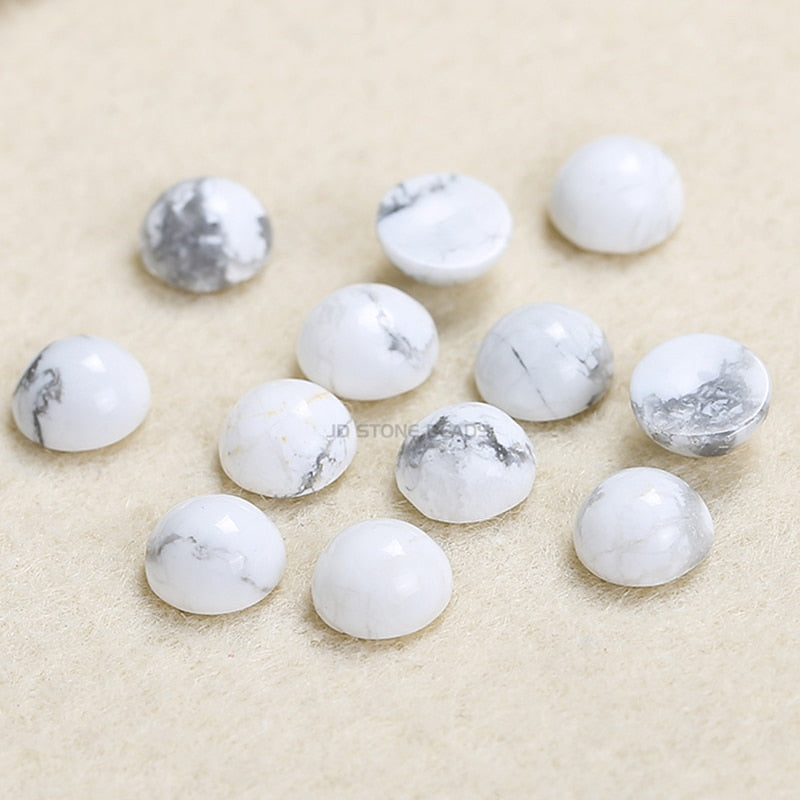 Flat Back Gemstone Mix Colors Natural Stone Cab