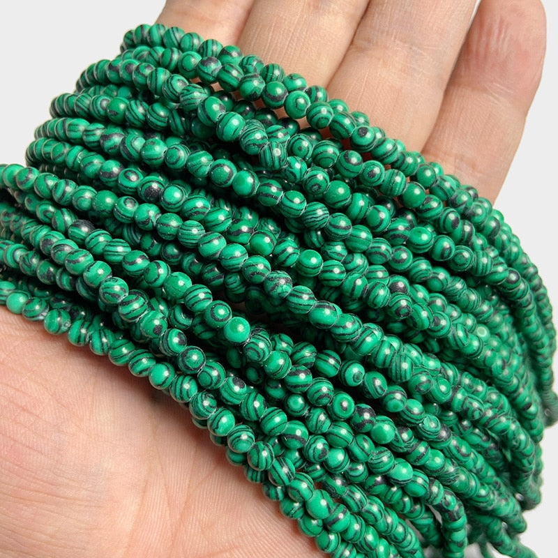 Natural Jades Agates Stone Beads Loose Isolation
