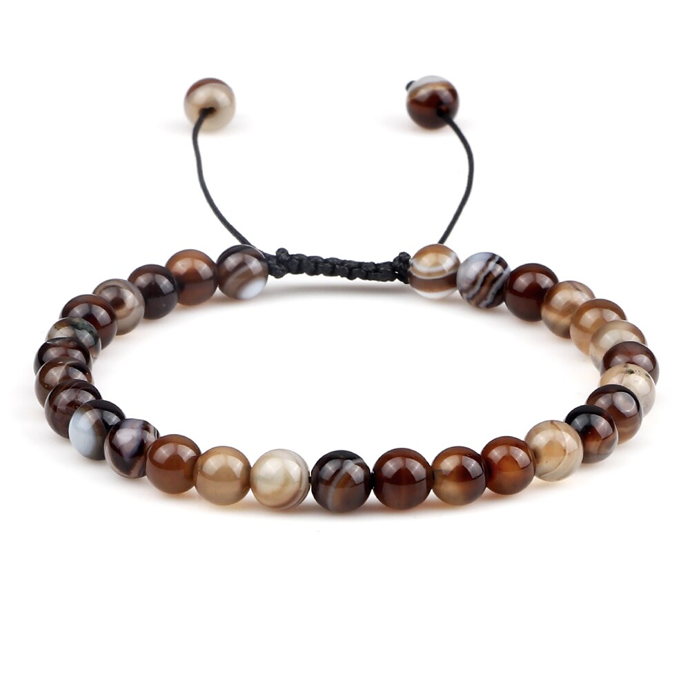 Natural Stone Men Bracelets Charm Tiger Eye