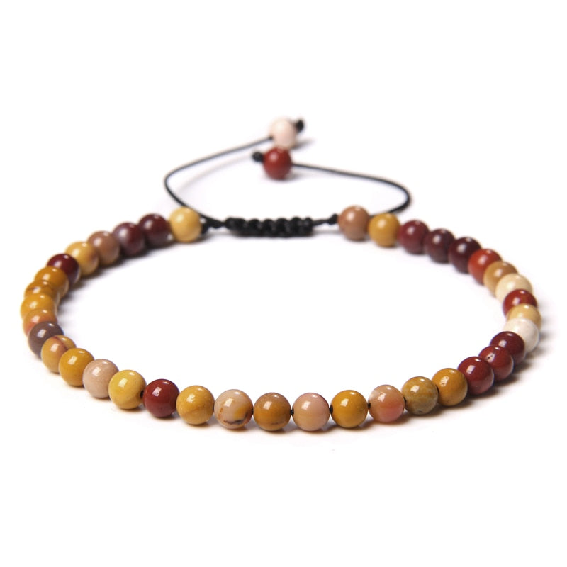 Handmade Natural Agates Jades Quartz Stone Beaded