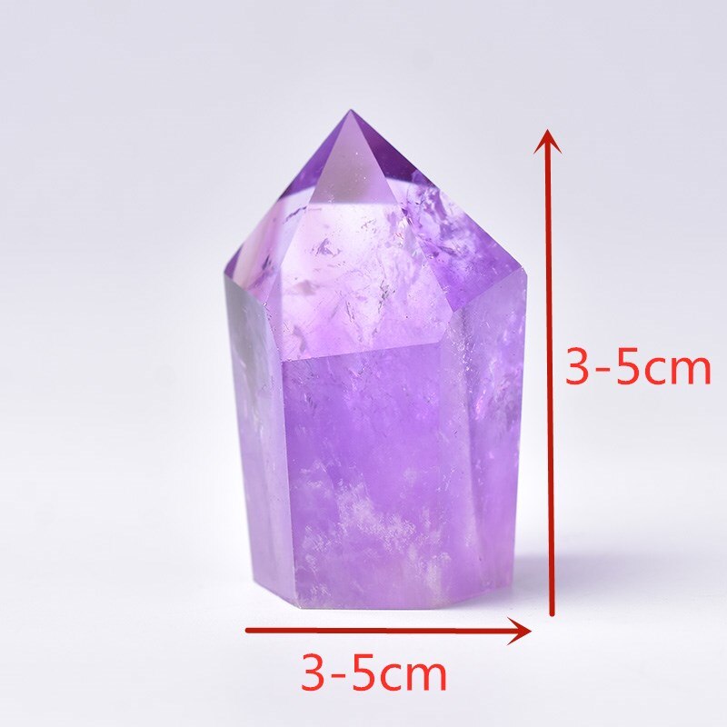 Natural Amethyst Point Wand Quartz Crystal