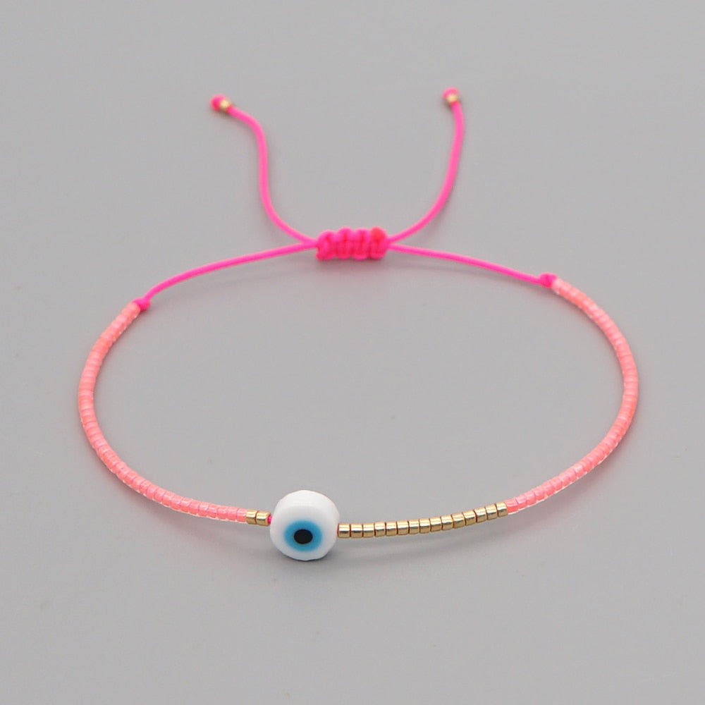 Greek Eye Braclet Turkish Evil Eye Bracelet Tiny String