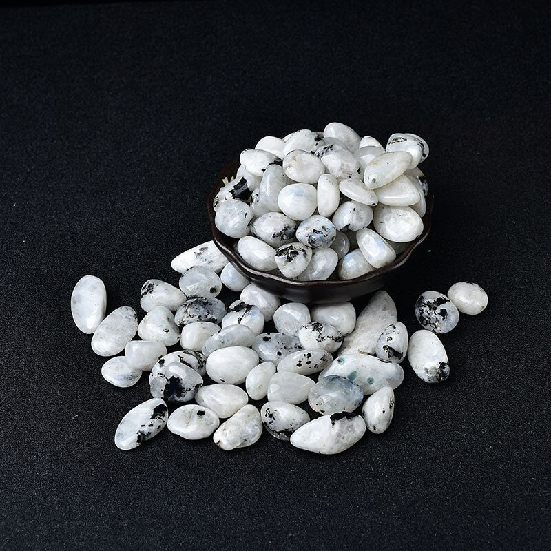 Natural Moonstone Crystal Quartz Gravel