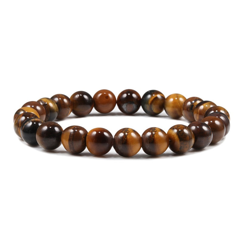 Natural Stone Beads Tiger Eye Bracelet