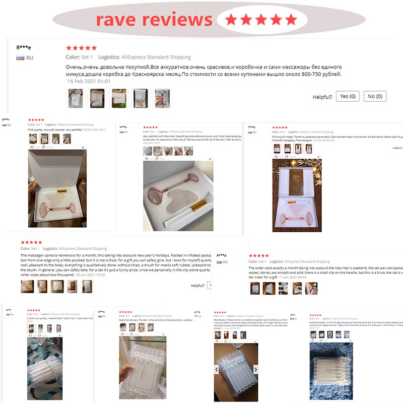 Roller Face-lifting Massager Natural Jade Facial