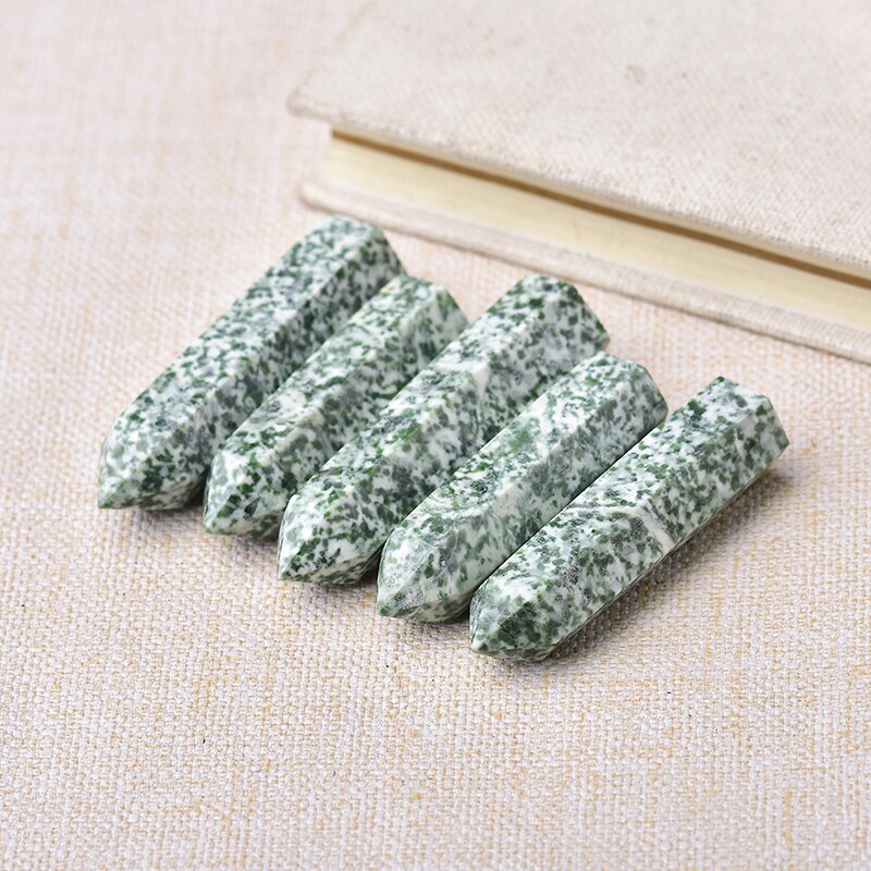 Natural Crystal Stones QingHai Jade Green